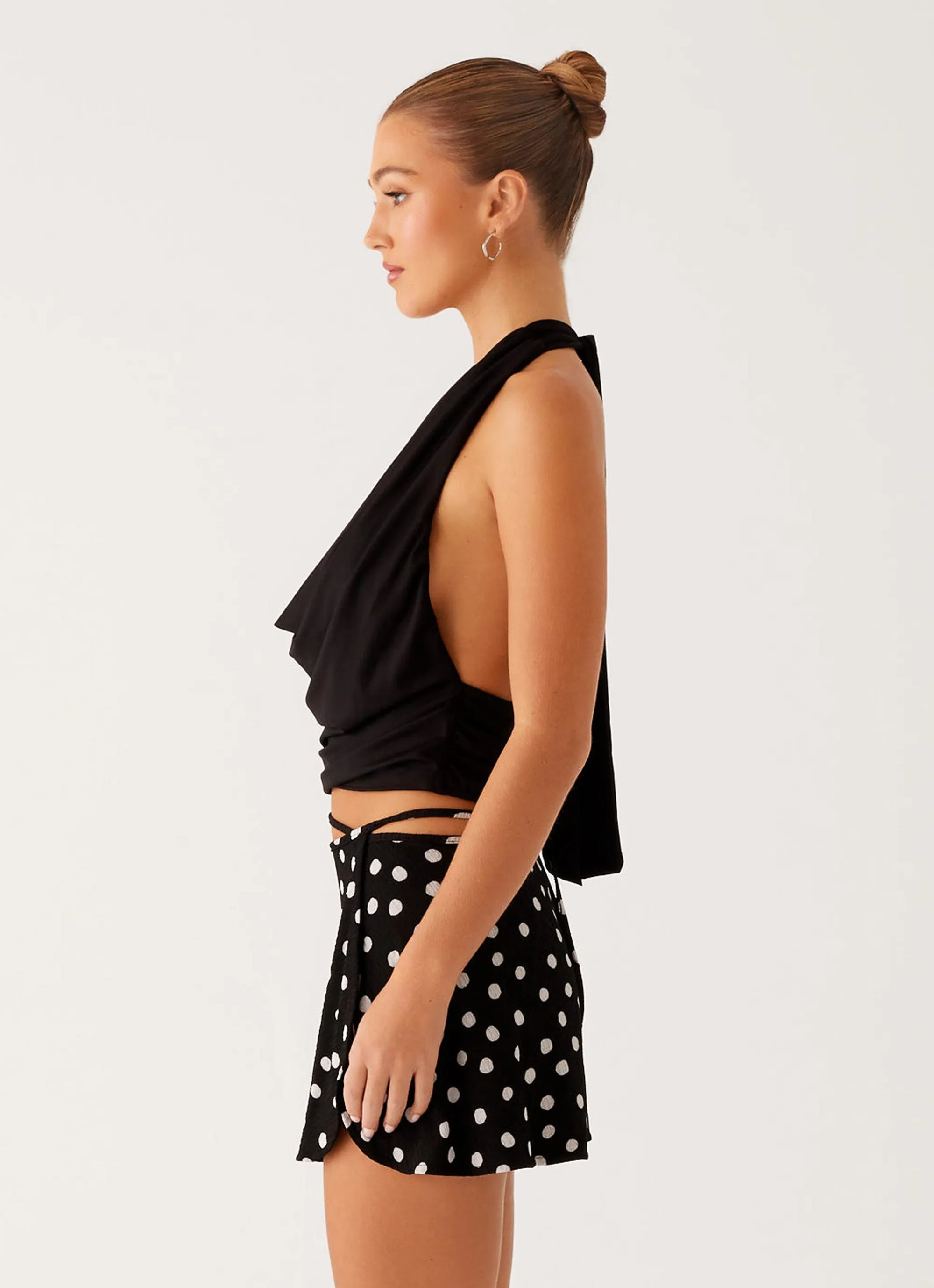 Ashi Cowl Top - Black sold by Peppermayo product image thumbnail 5