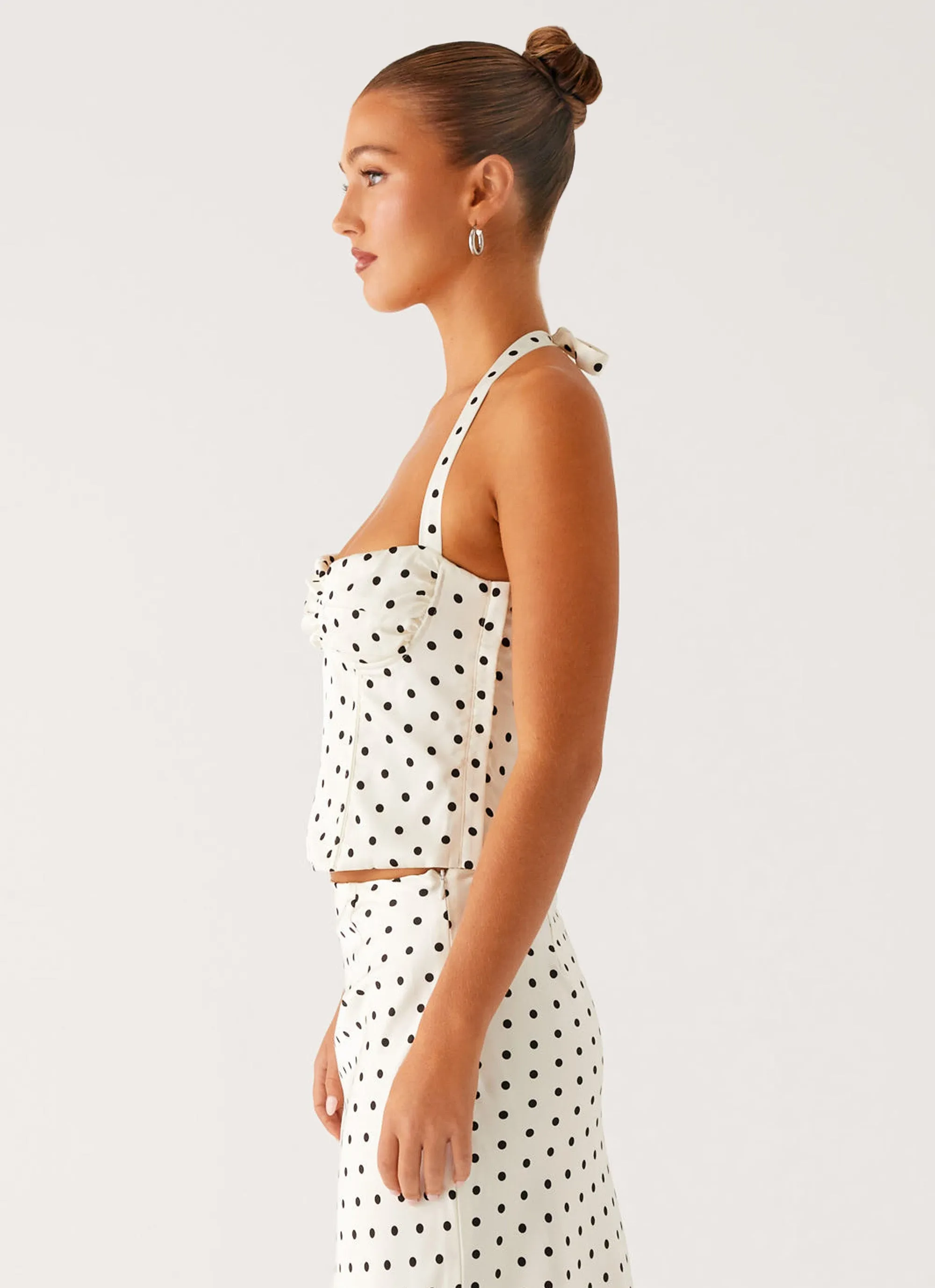 Breanne Top - White Polka Dot sold by Peppermayo product image thumbnail 4