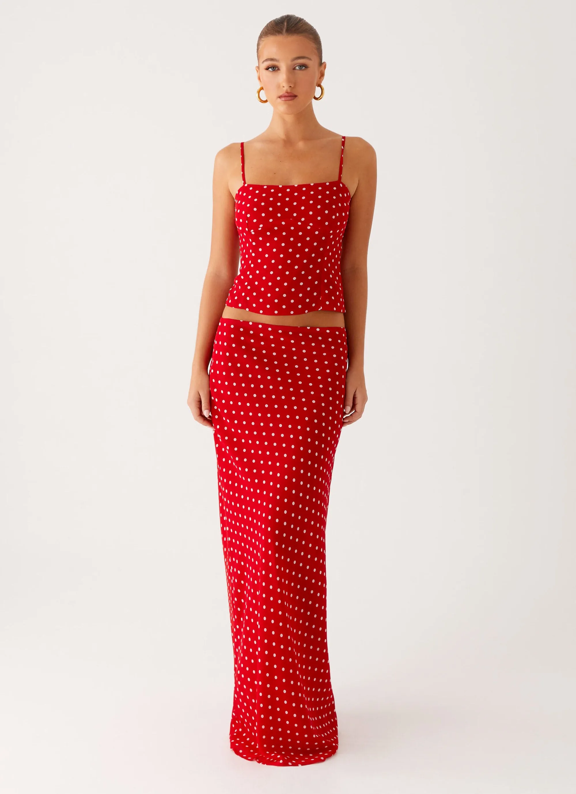Bendita Top - Red Polka Dot sold by Peppermayo product image thumbnail 2