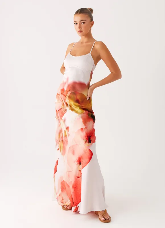 Pacha Maxi Dress - Peach Rose sold by Peppermayo