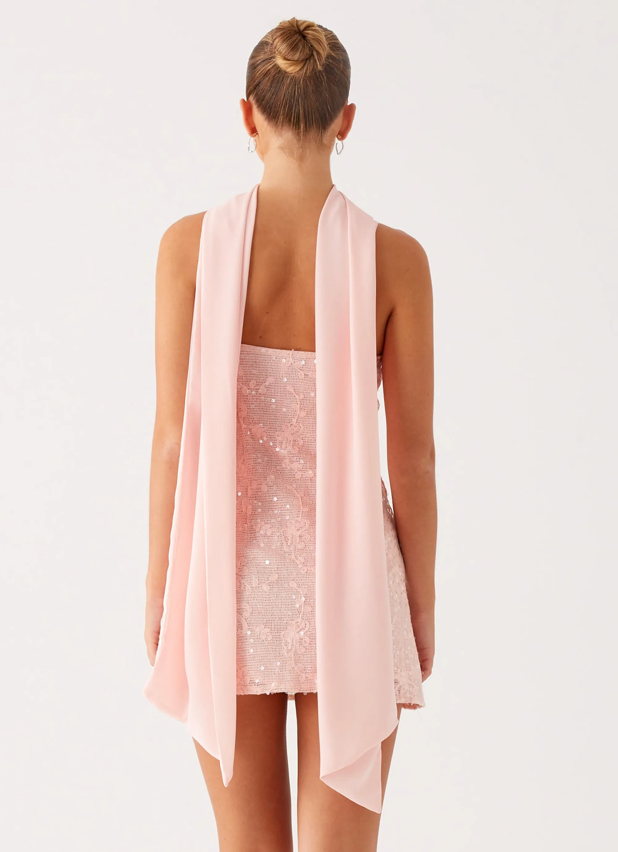 Vision Sequin Mini Dress - Pink sold by Peppermayo product image thumbnail 4