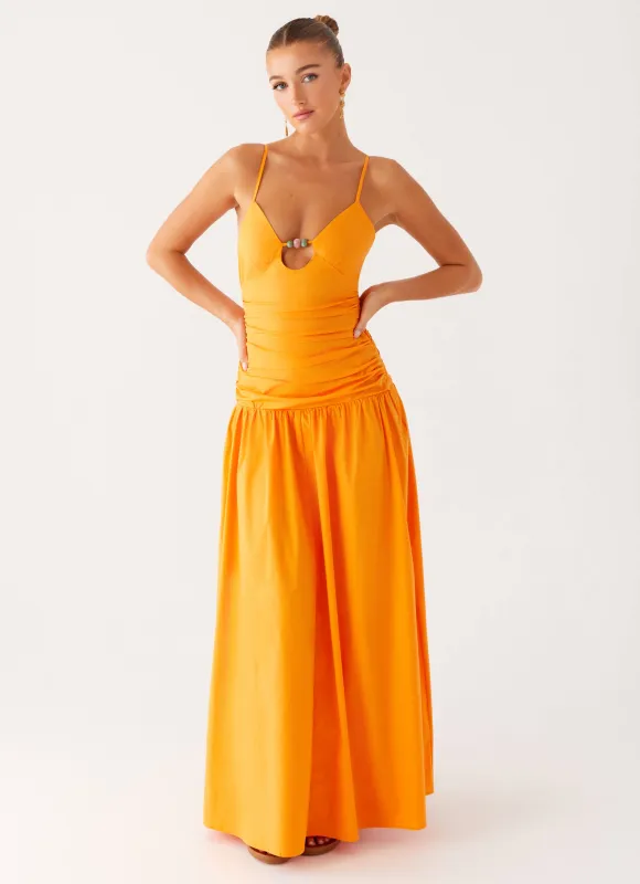 Avani Maxi Dress - Orange sold by Peppermayo
