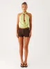 Paradisa Top - Green sold by Peppermayo
