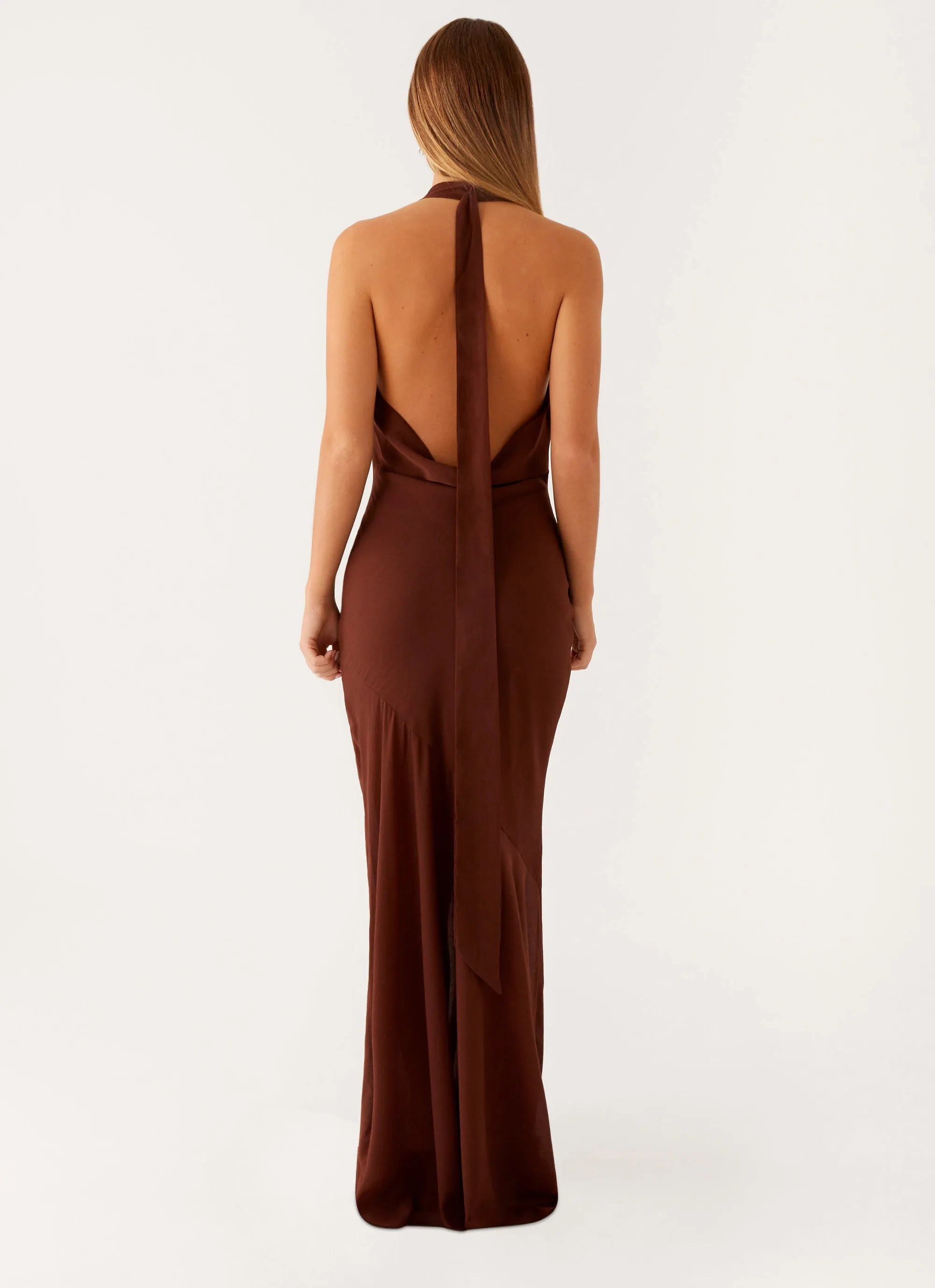 Sullivan Maxi Dress - Chocolate sold by Peppermayo product image thumbnail 3