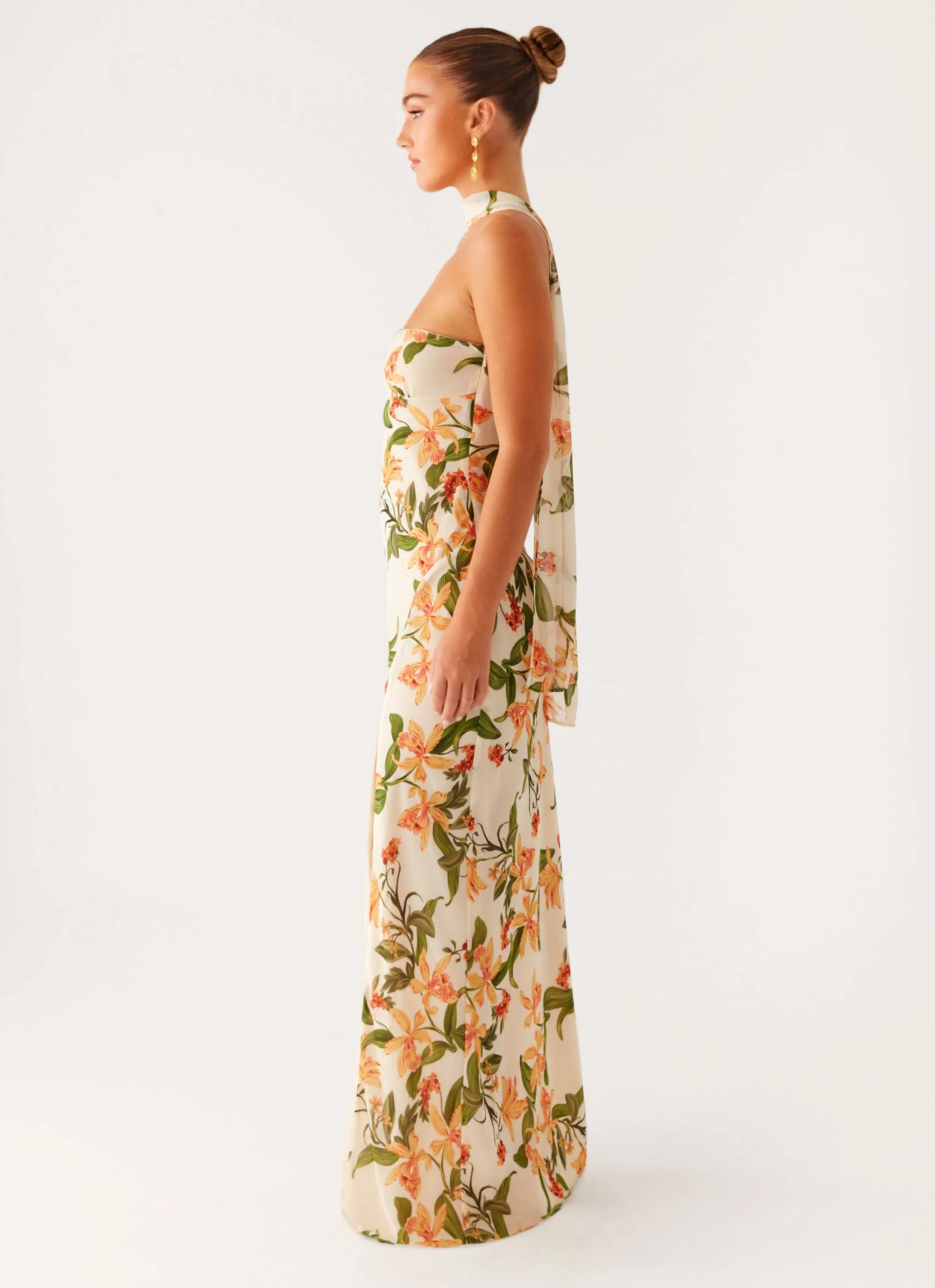 Gali Strapless Maxi Dress - Floral Print sold by Peppermayo product image thumbnail 4