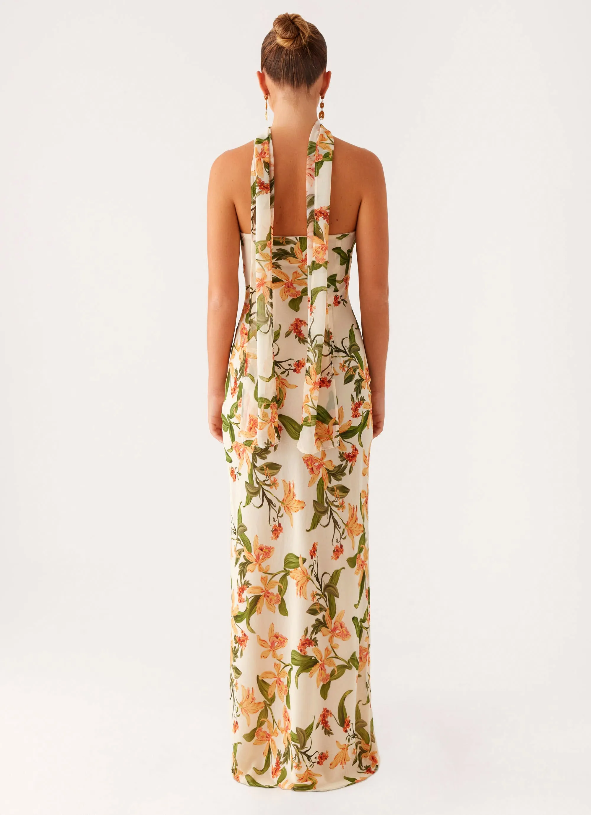 Gali Strapless Maxi Dress - Floral Print sold by Peppermayo product image thumbnail 2