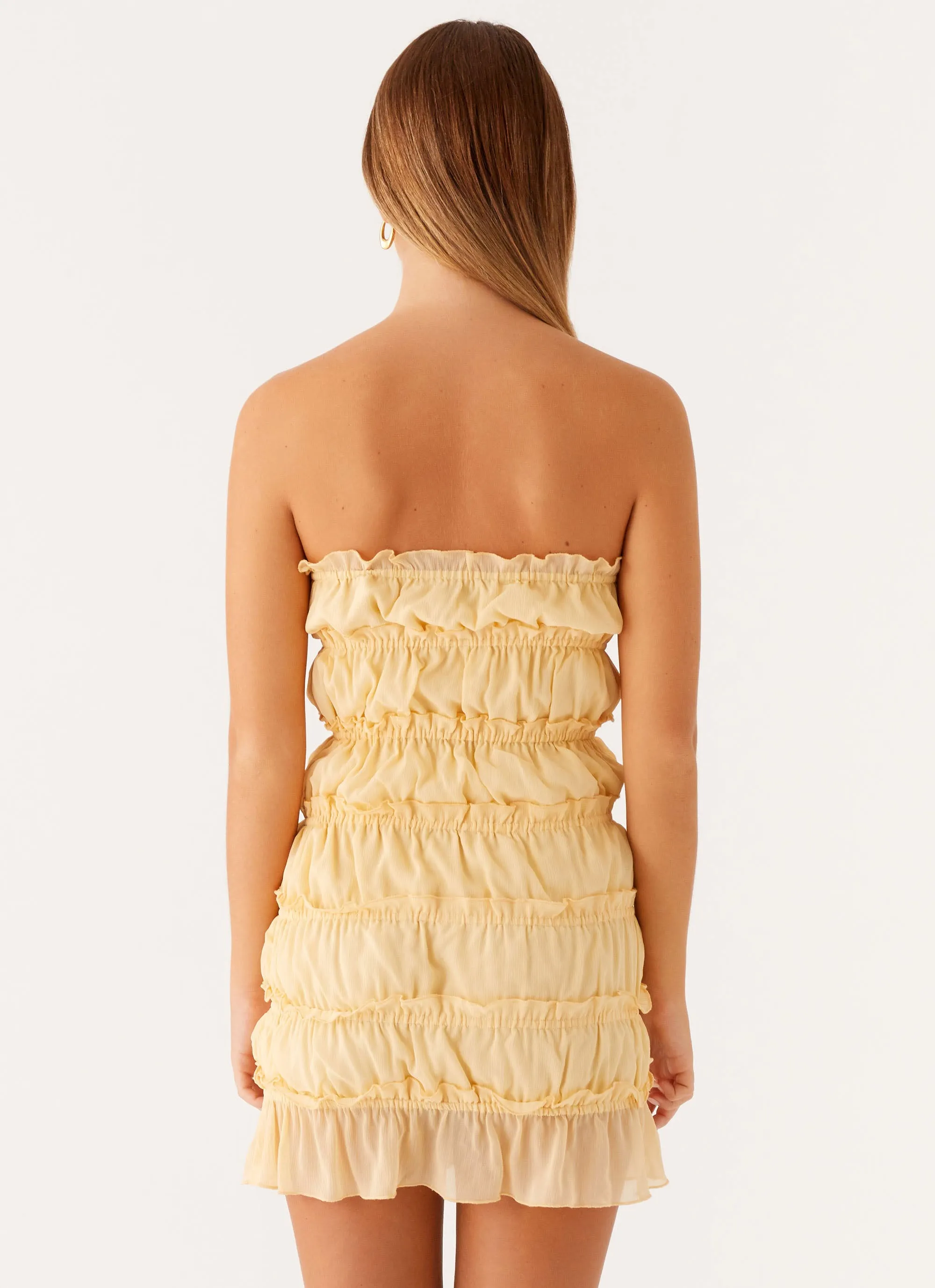 Kylan Mini Dress - Apricot sold by Peppermayo product image thumbnail 3