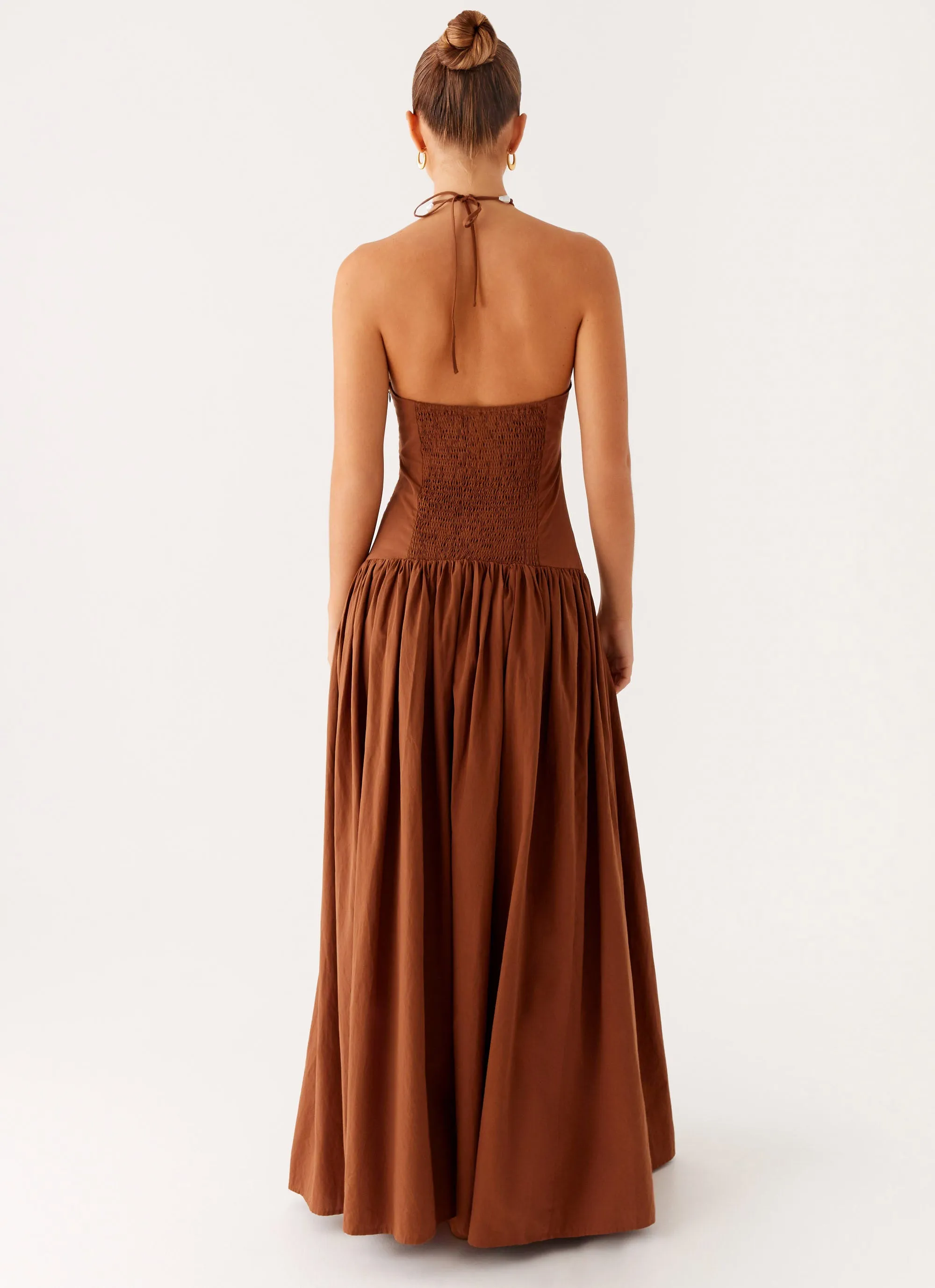 Paltrow Maxi Dress - Chocolate sold by Peppermayo product image thumbnail 4