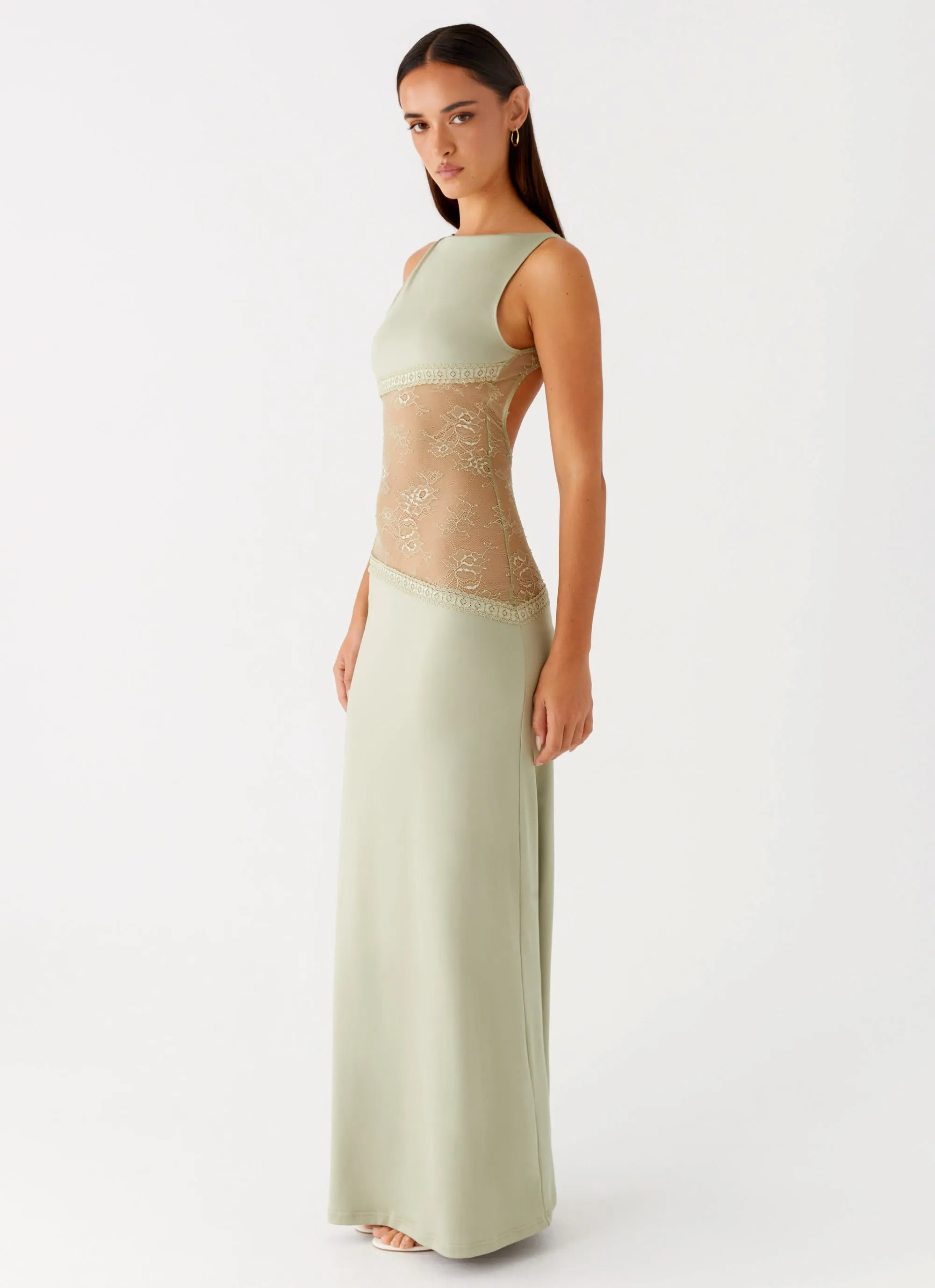 Lucinda Maxi Dress - Sage sold by Peppermayo product image thumbnail 2