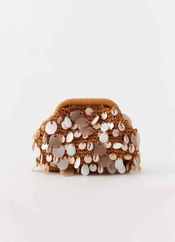 Kadence Clutch Bag - Natural made by Peppermayo