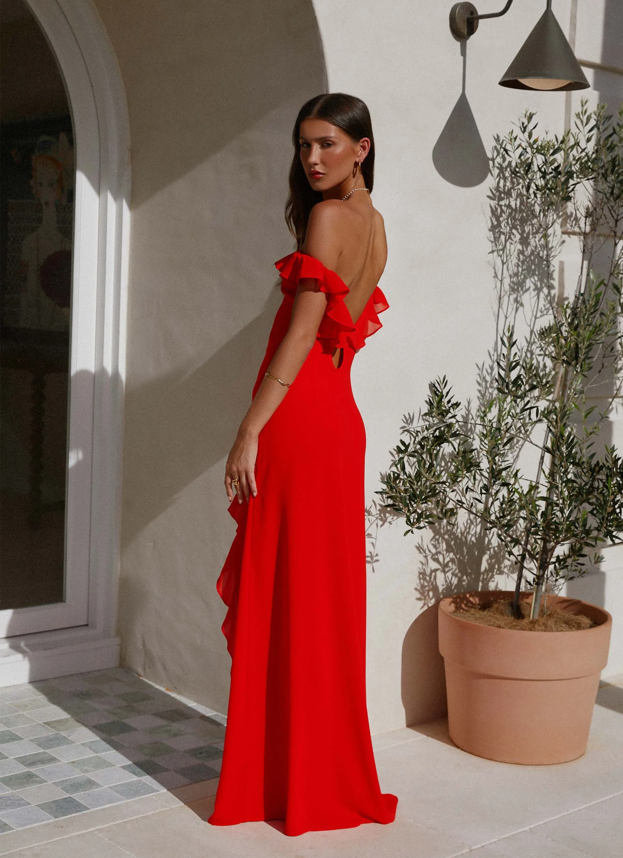 Braxton Maxi Dress - Red sold by Peppermayo product image thumbnail 3
