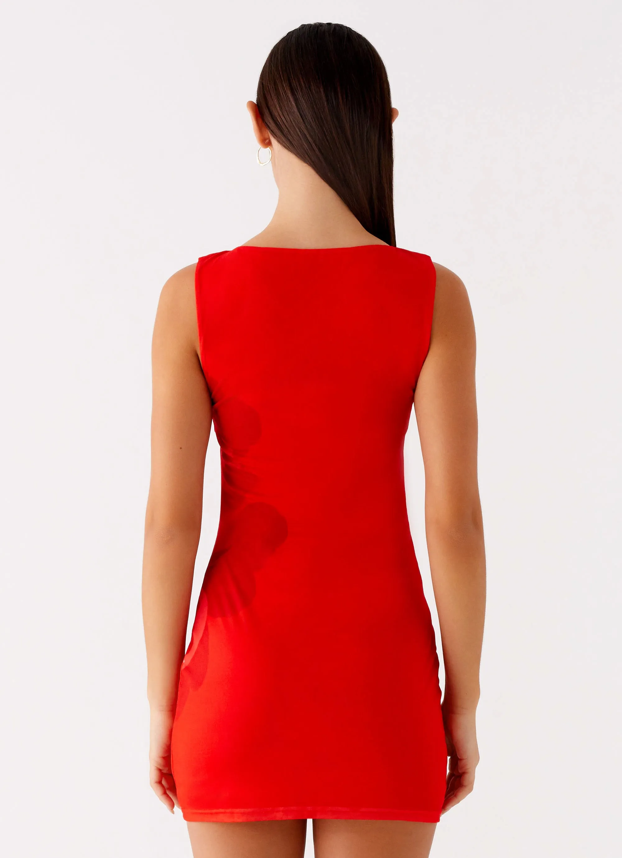 Happy Hour Mini Dress - Red sold by Peppermayo product image thumbnail 4