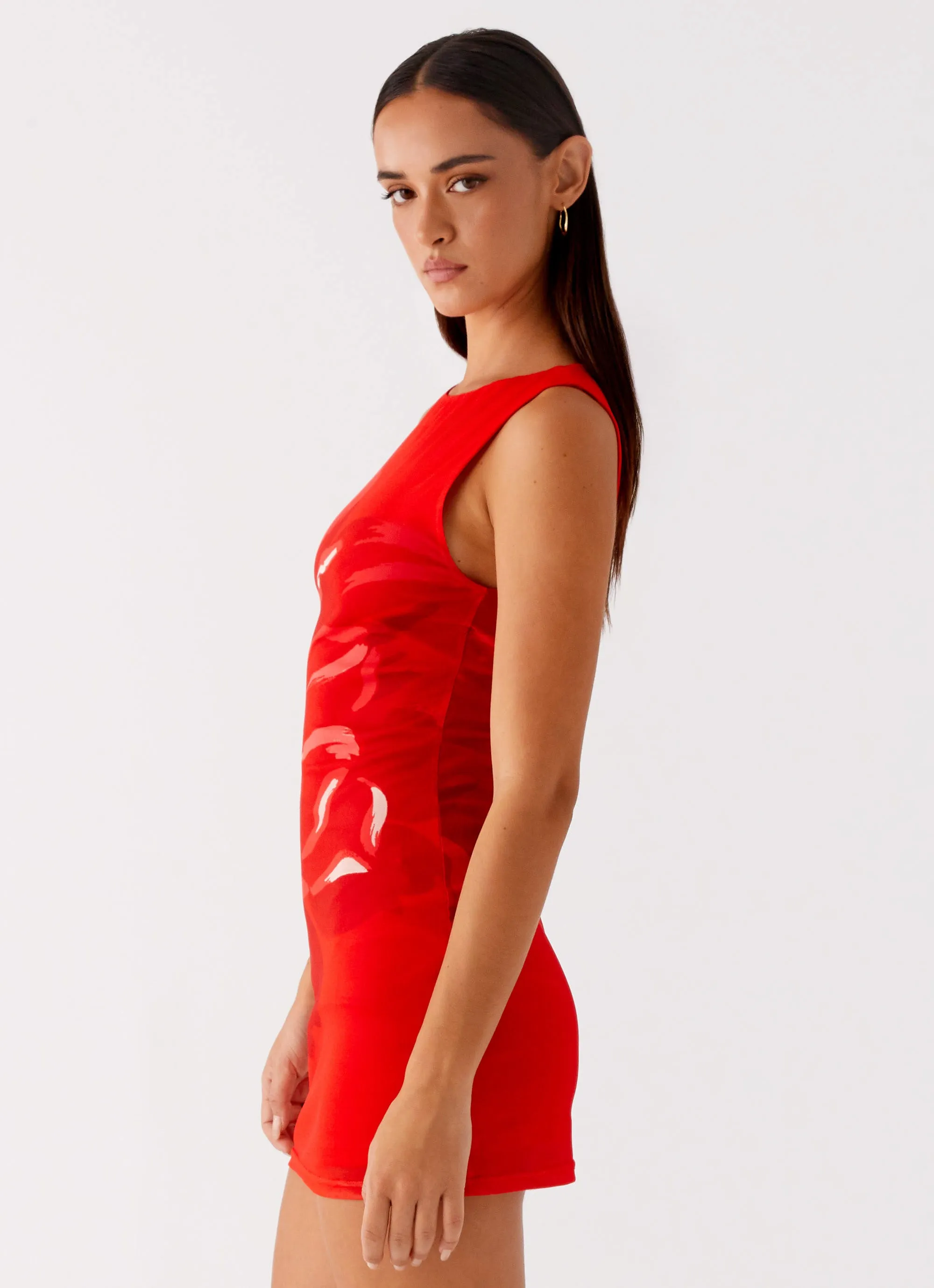 Happy Hour Mini Dress - Red sold by Peppermayo product image thumbnail 3