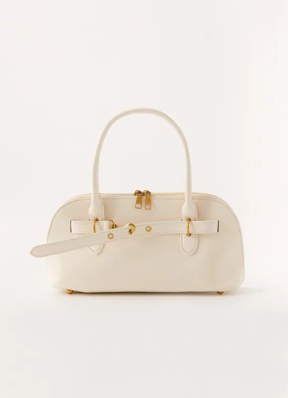 Agency Shoulder Bag - Ivory sold by Peppermayo