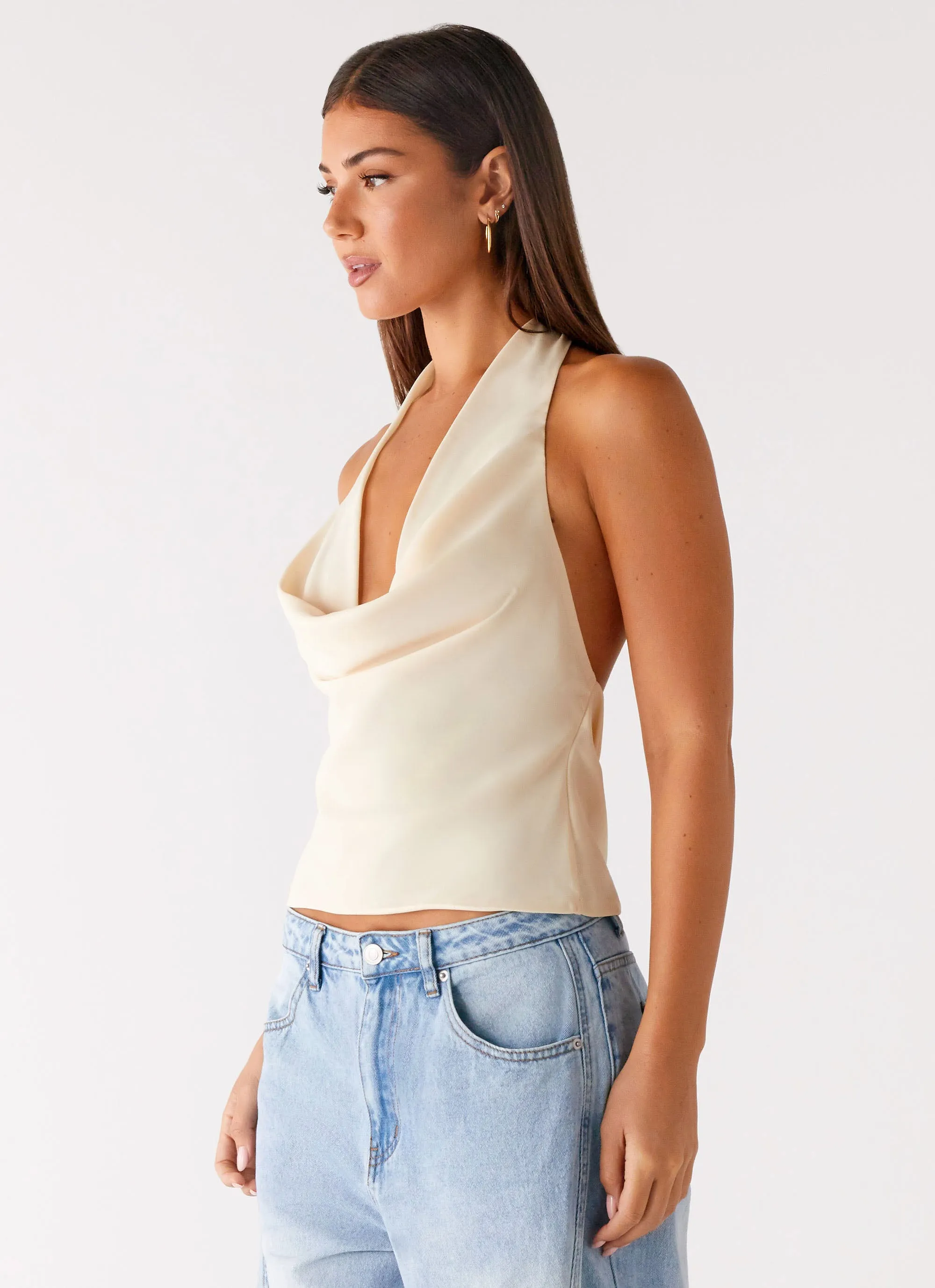 Charli Cowl Top - Lemon sold by Peppermayo product image thumbnail 4