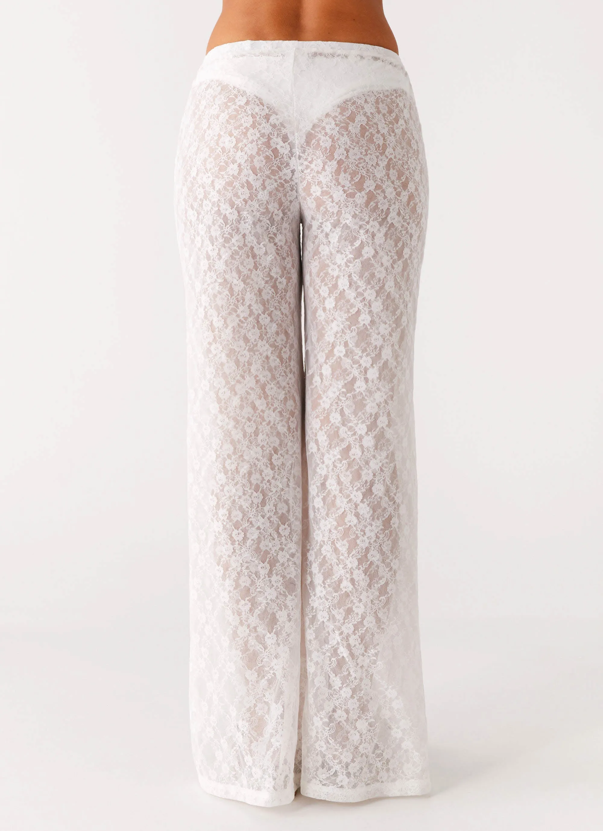 Matcha Lace Pants - White sold by Peppermayo product image thumbnail 4