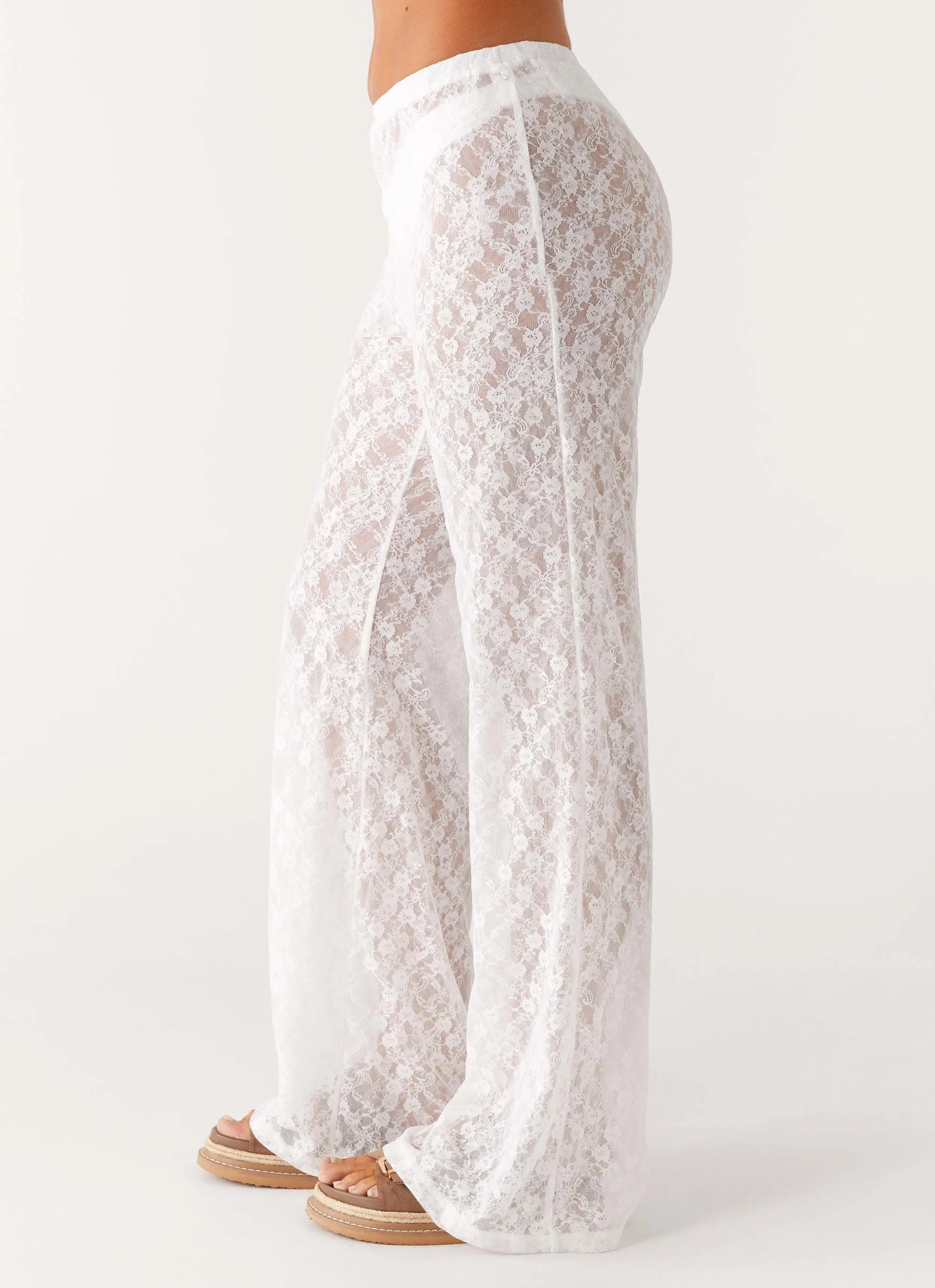 Matcha Lace Pants - White sold by Peppermayo product image thumbnail 3