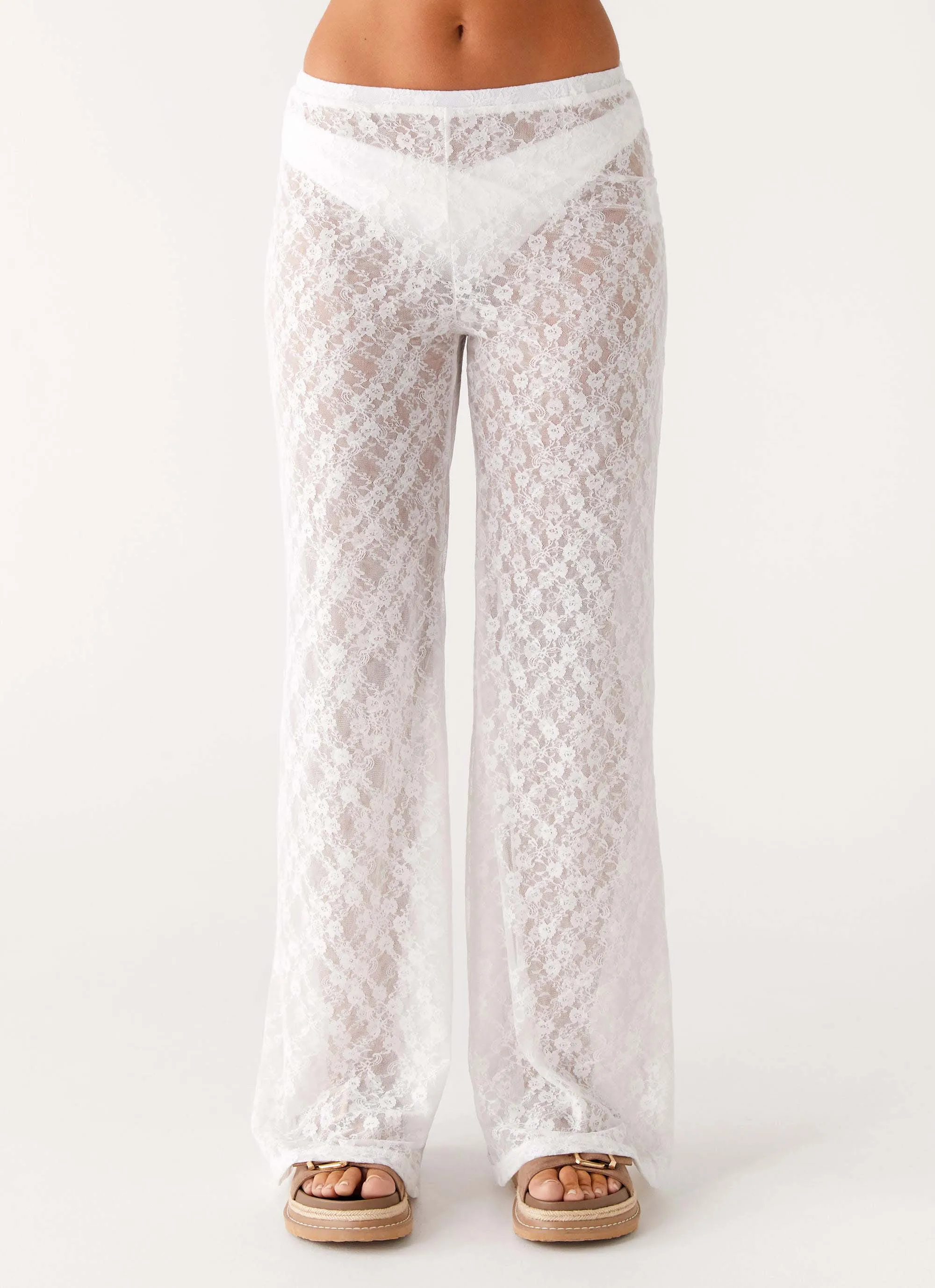 Matcha Lace Pants - White sold by Peppermayo product image thumbnail 5