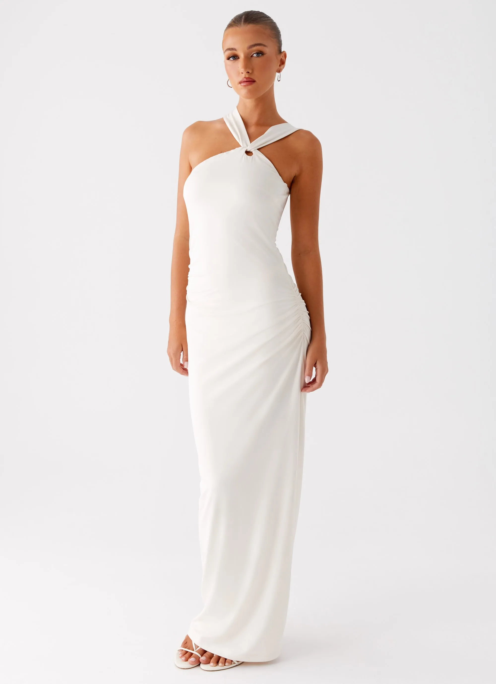 Tamira Maxi Dress - Ivory sold by Peppermayo