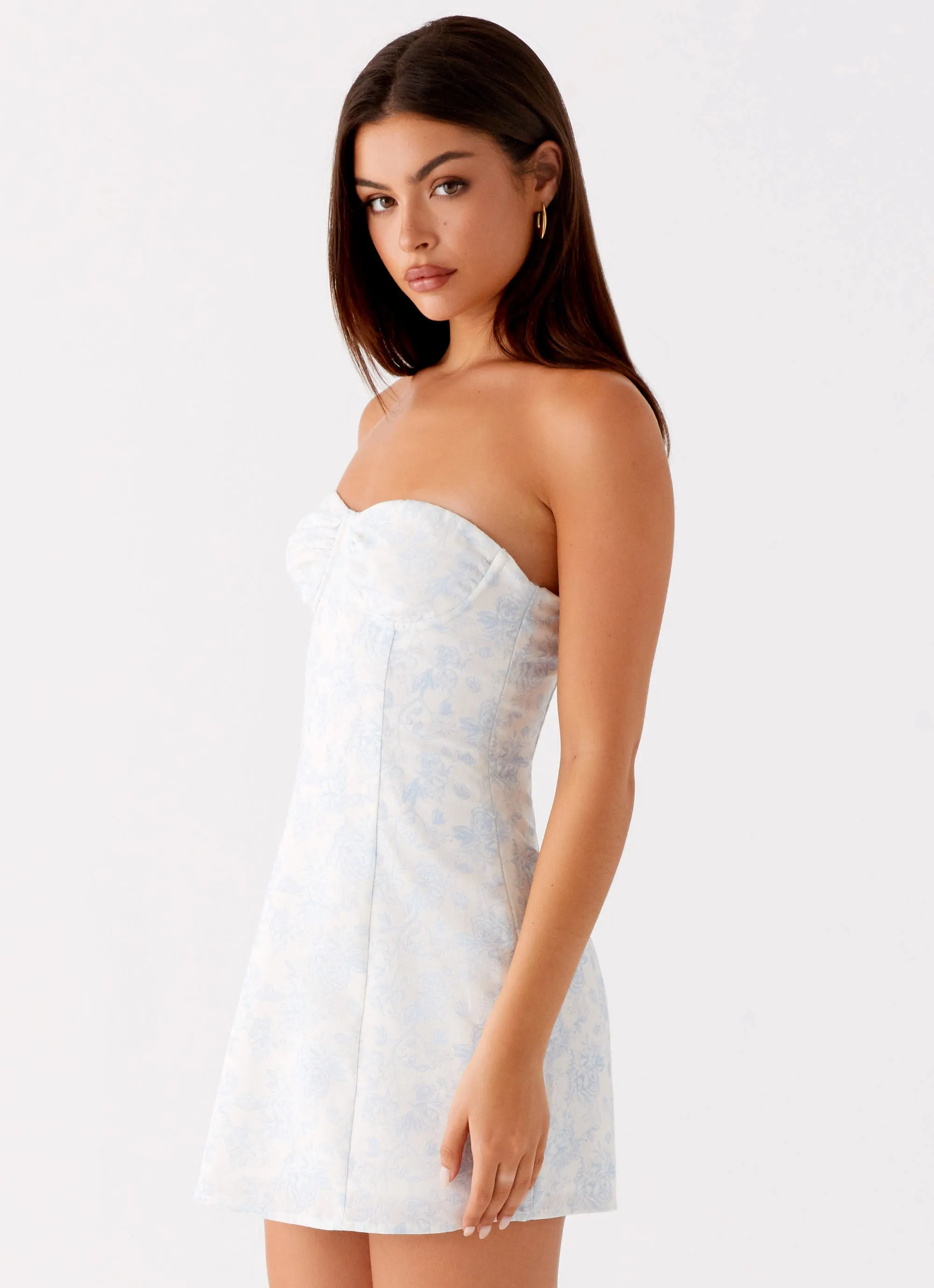 Dollie Mini Dress - Blue Floral sold by Peppermayo product image thumbnail 3