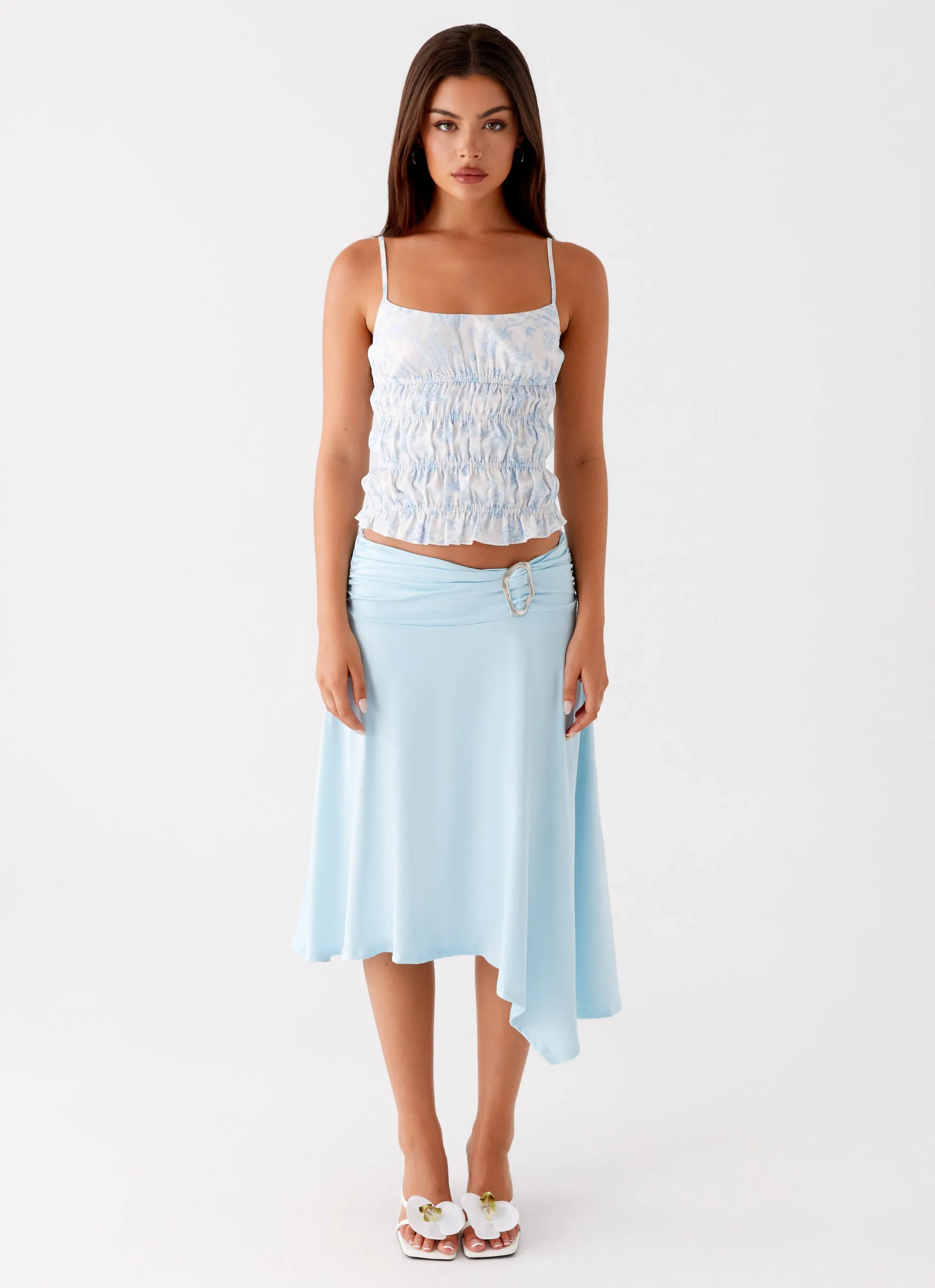 Brisa Midi Skirt - Turquoise sold by Peppermayo product image thumbnail 2