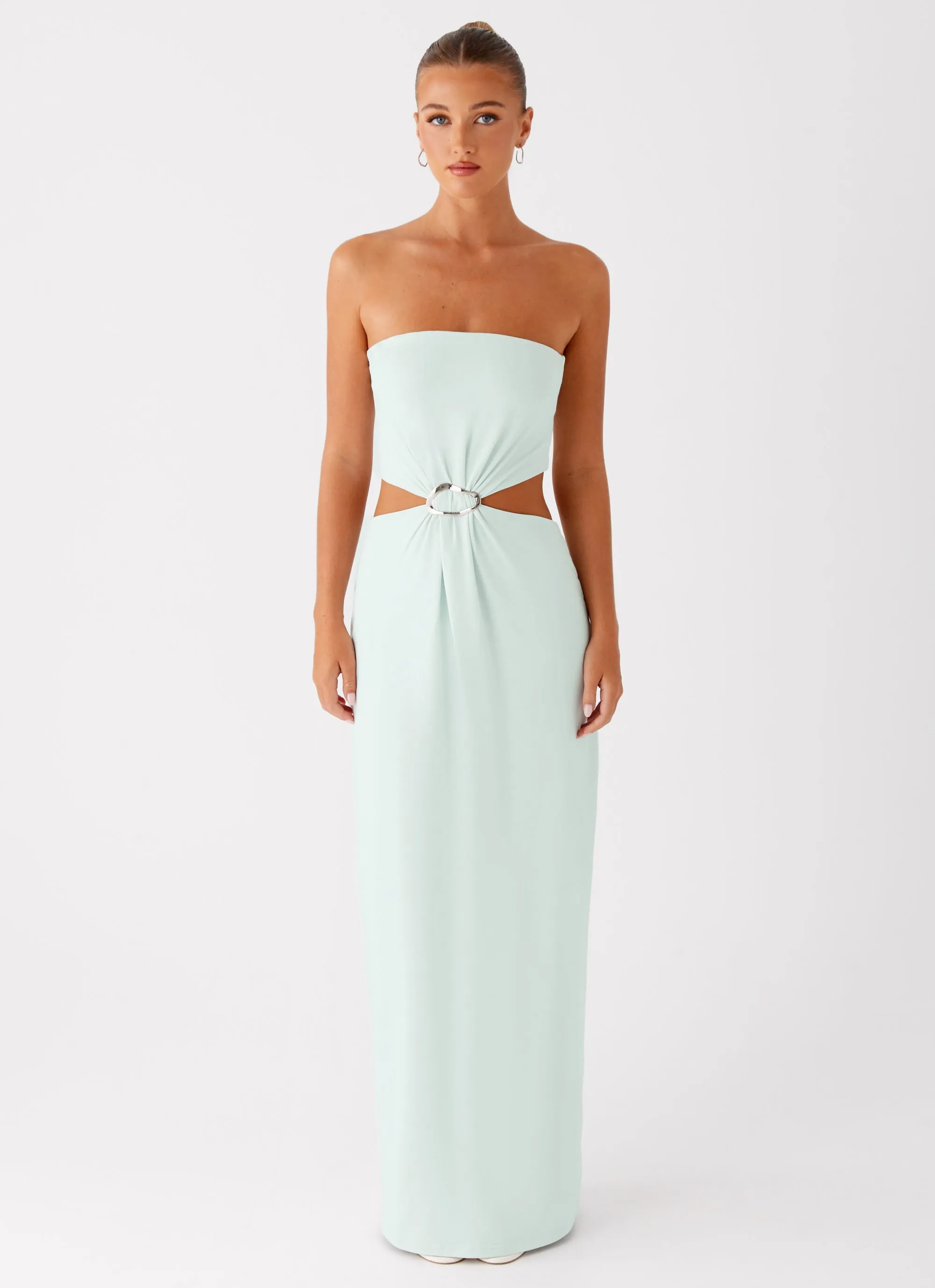 Mayfair Maxi Dress - Mint sold by Peppermayo