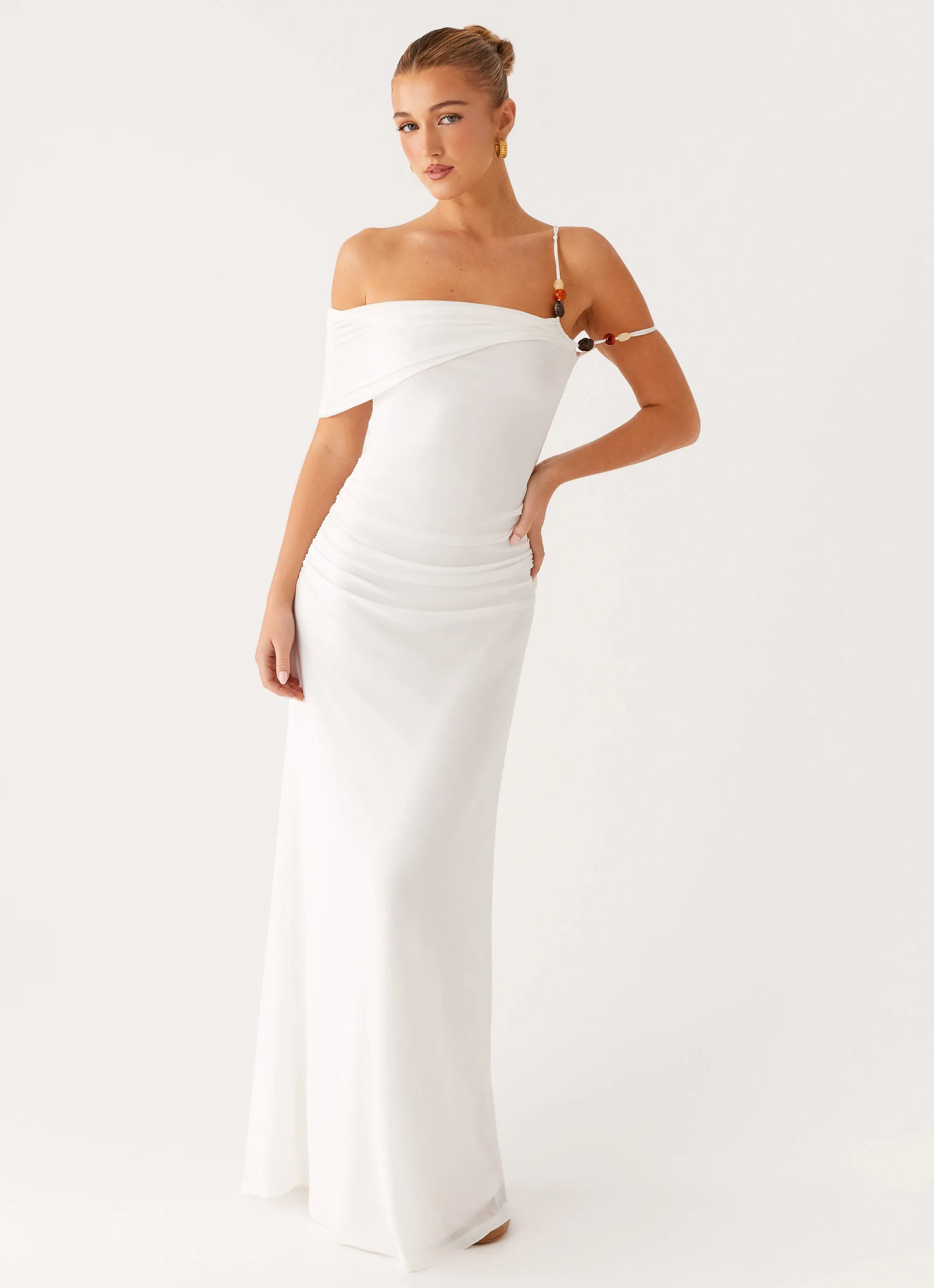 Conquer Maxi Dress - Off White sold by Peppermayo product image thumbnail 4