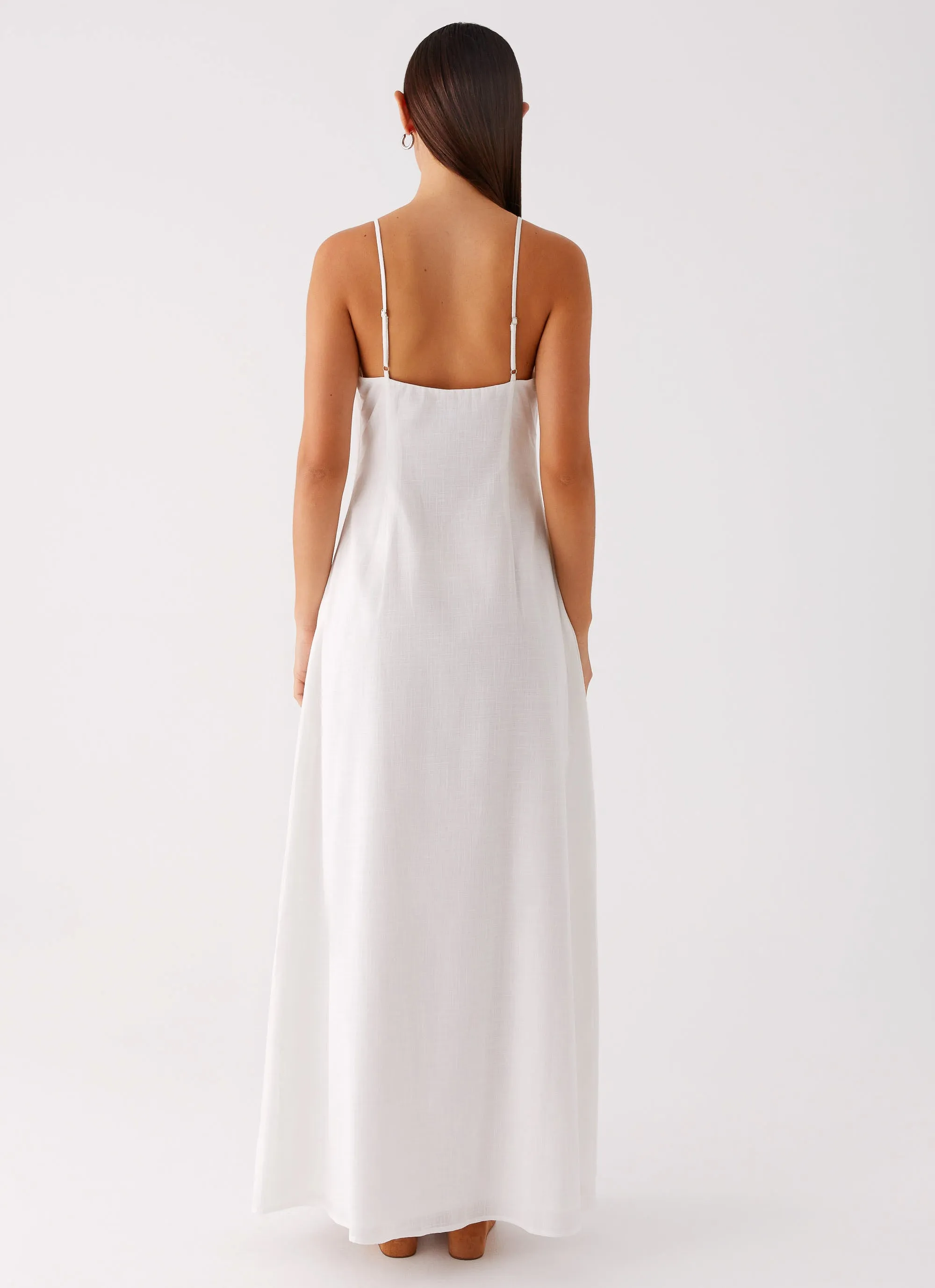 Madeleine Scoop Neck Maxi Dress - Off White sold by Peppermayo product image thumbnail 2