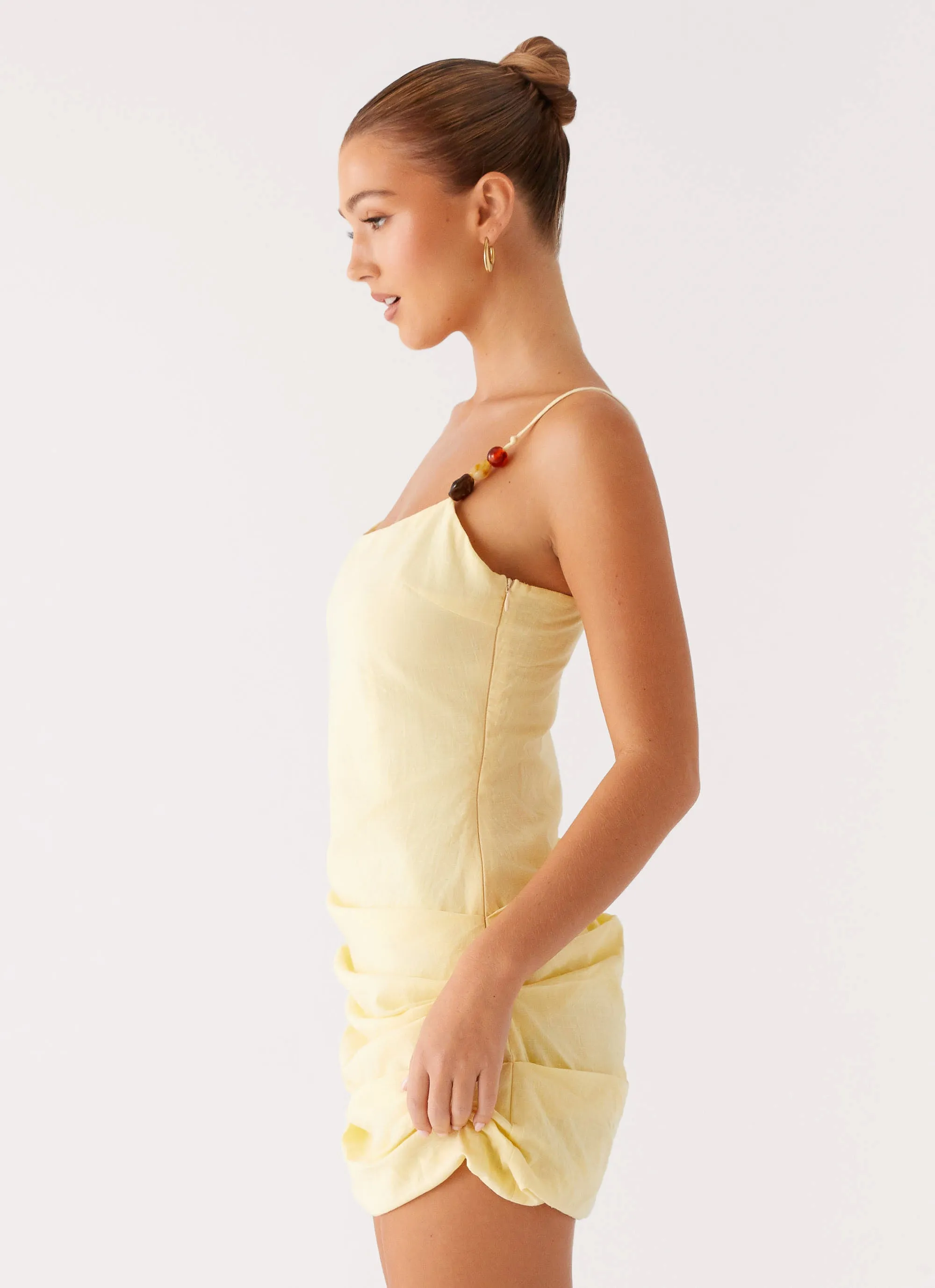 Adella Mini Dress - Yellow sold by Peppermayo product image thumbnail 2