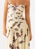 Rhea Ruched Maxi Dress - Buttercream Bliss sold by Peppermayo