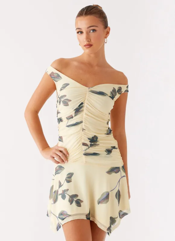 Josette Mini Dress - Buttercream Bliss sold by Peppermayo
