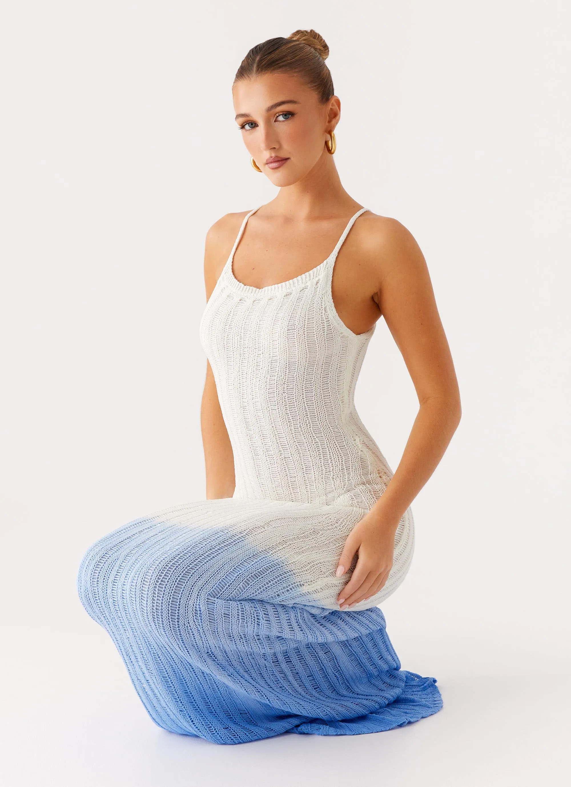 Kiki Maxi Dress - Ombre Blue sold by Peppermayo product image thumbnail 5