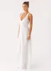Kiana Halter Maxi Dress - White sold by Peppermayo
