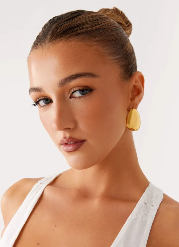 Bambi Earrings - Gold made by Peppermayo