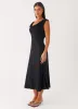 Role Model Maxi Dress - Black Polka Dot sold by Peppermayo