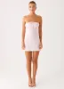 Evity Mini Dress - Pink sold by Peppermayo