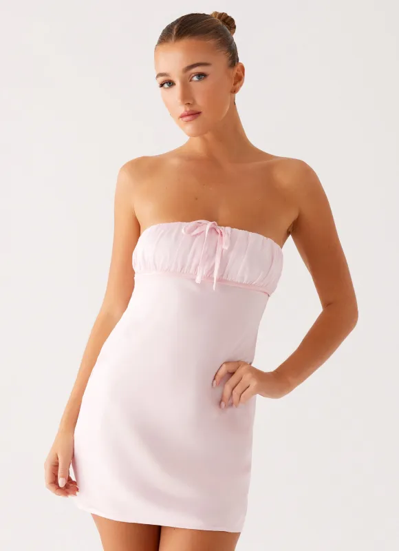 Evity Mini Dress - Pink sold by Peppermayo