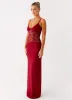 Envy Maxi Dress - Maroon sold by Peppermayo