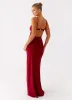 Envy Maxi Dress - Maroon sold by Peppermayo