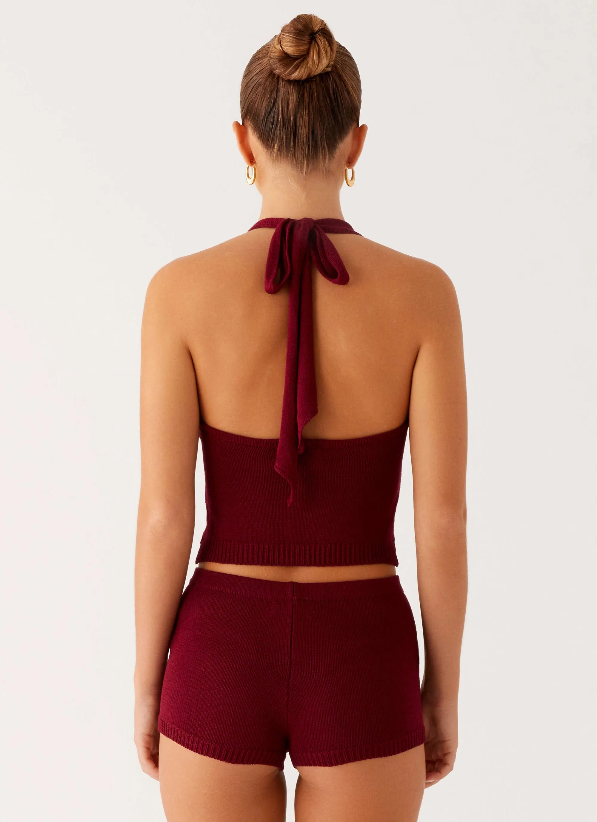 Miffy Crochet Top - Maroon sold by Peppermayo product image thumbnail 3