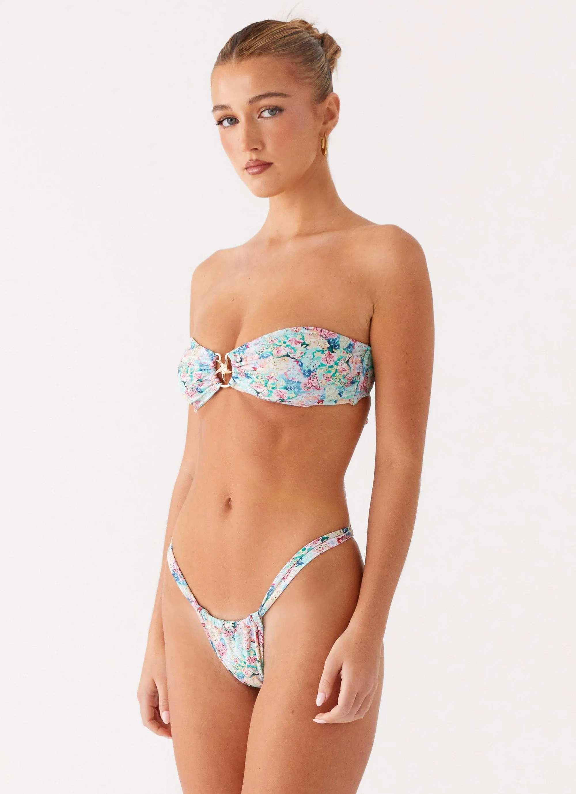 Airlie Scrunch Bikini Bottoms - Santorini Floral sold by Peppermayo product image thumbnail 4