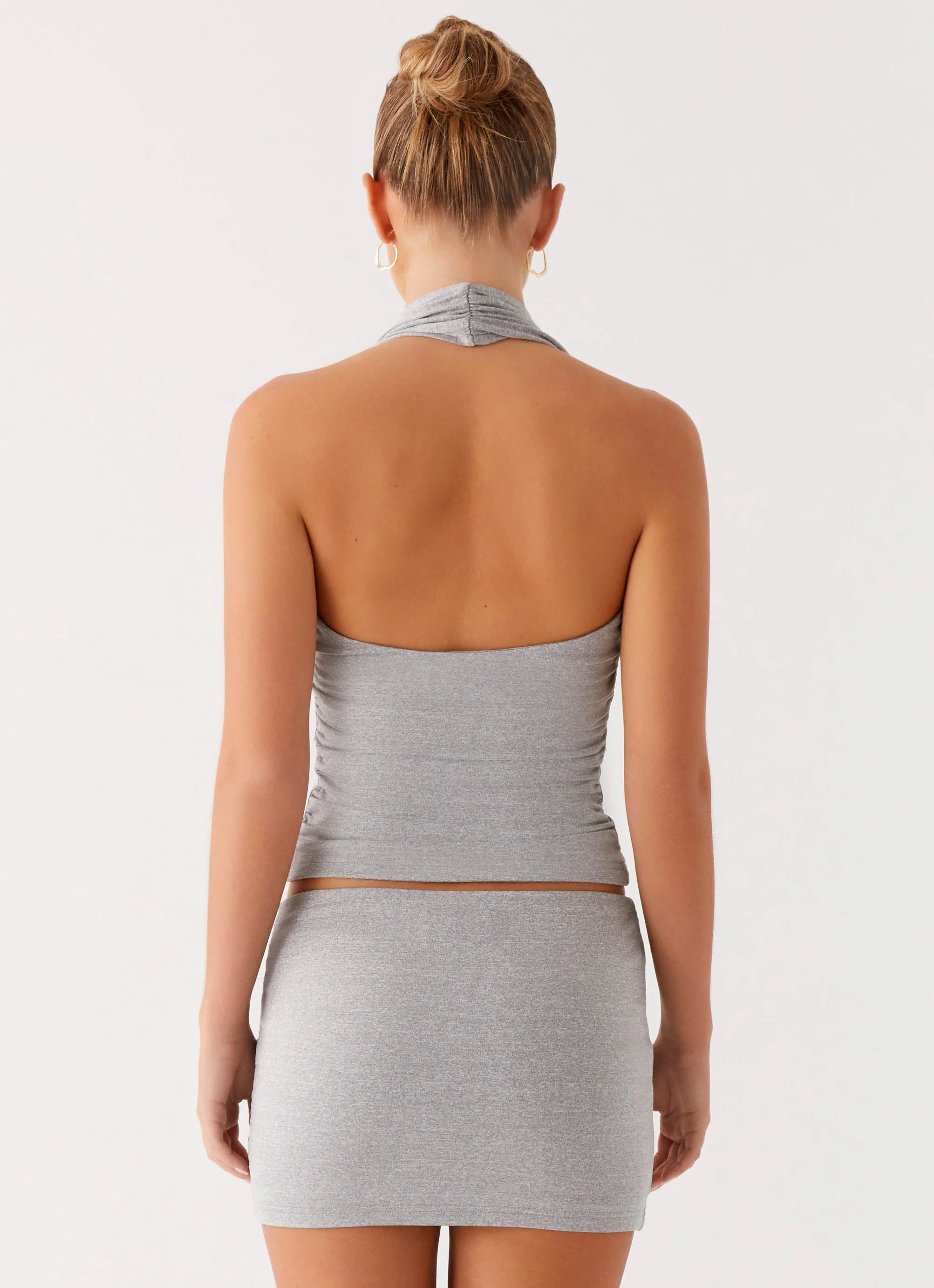 Amia Mini Skirt - Grey Marle sold by Peppermayo product image thumbnail 3