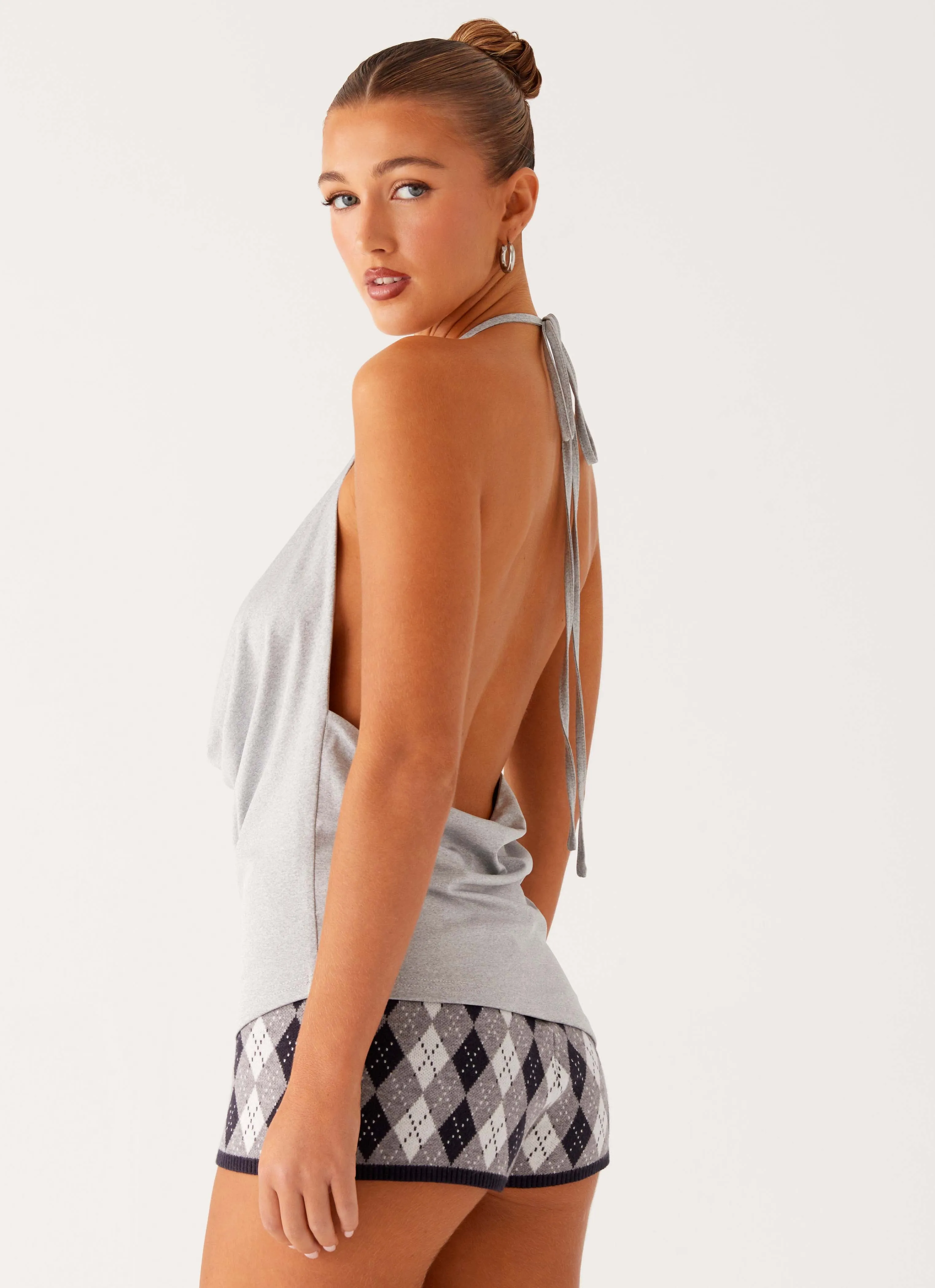 Dasha Cowl Top - Grey sold by Peppermayo product image thumbnail 5