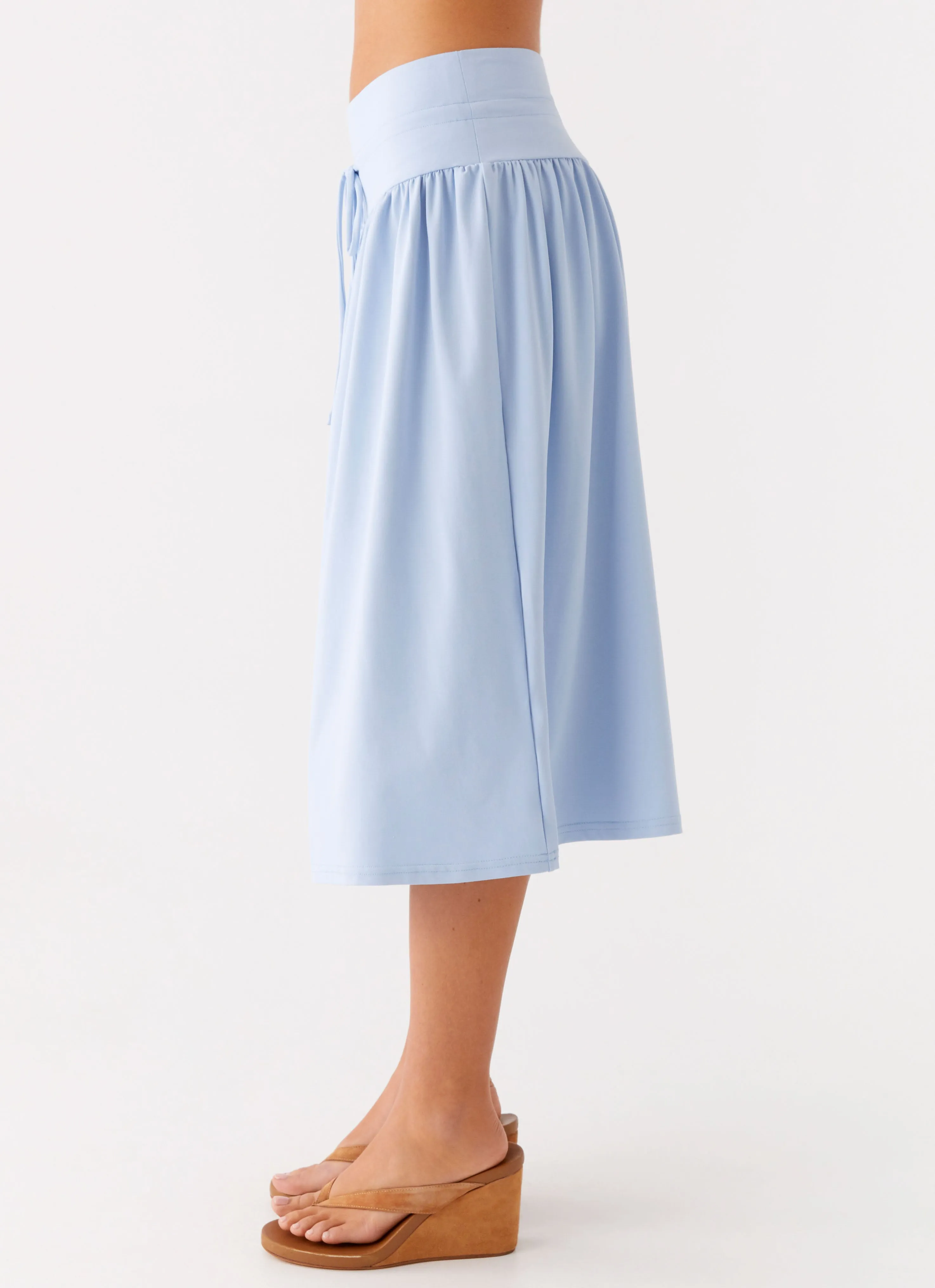 Silver Tides Midi Skirt - Blue sold by Peppermayo product image thumbnail 5