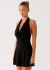 Feel Good Mini Dress - Black sold by Peppermayo