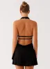 Feel Good Mini Dress - Black sold by Peppermayo