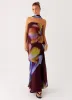 Under The Pagoda Maxi Dress - Dark Floral sold by Peppermayo