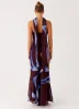 Under The Pagoda Maxi Dress - Dark Floral sold by Peppermayo