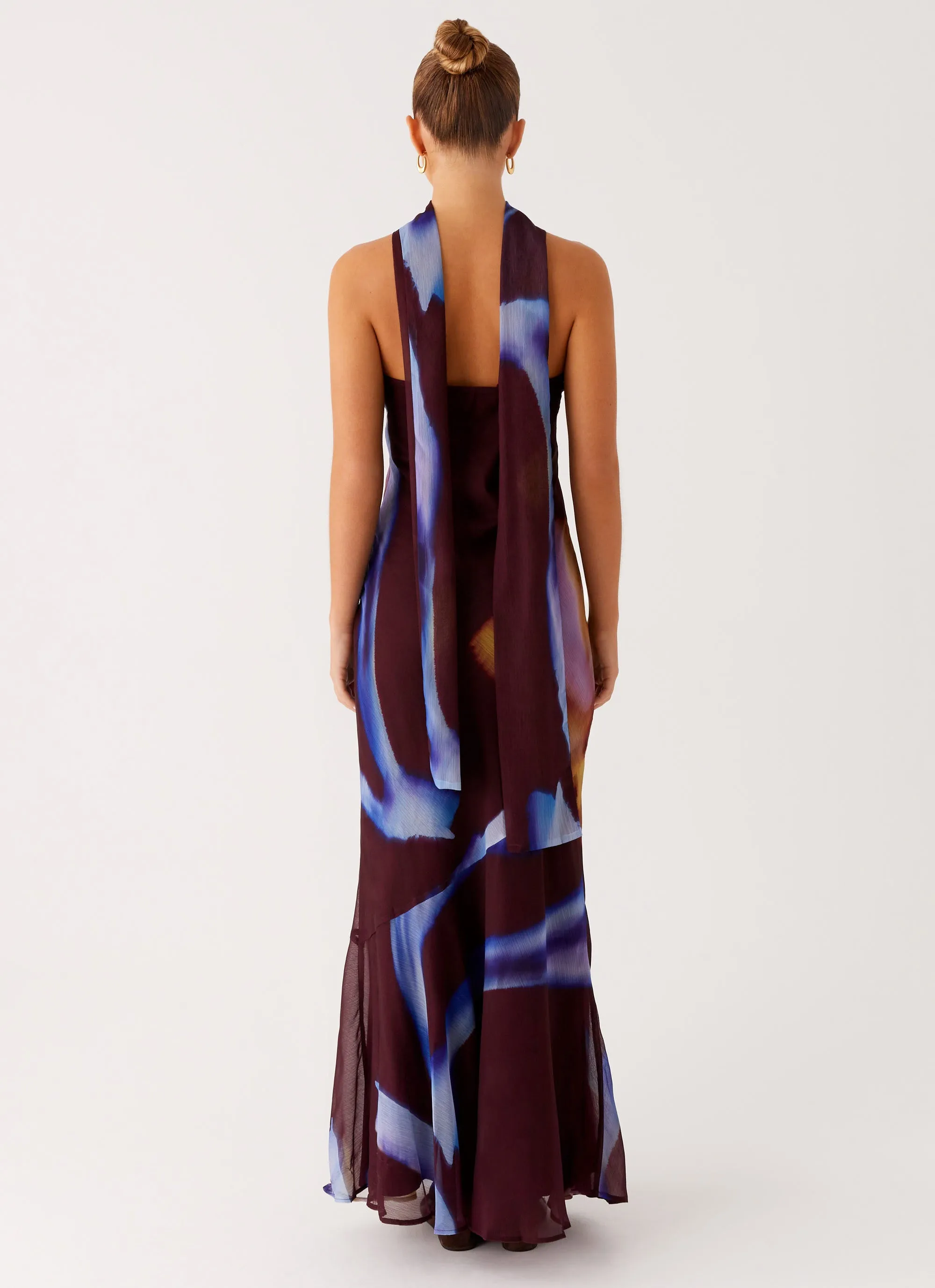 Under The Pagoda Maxi Dress - Dark Floral sold by Peppermayo product image thumbnail 5