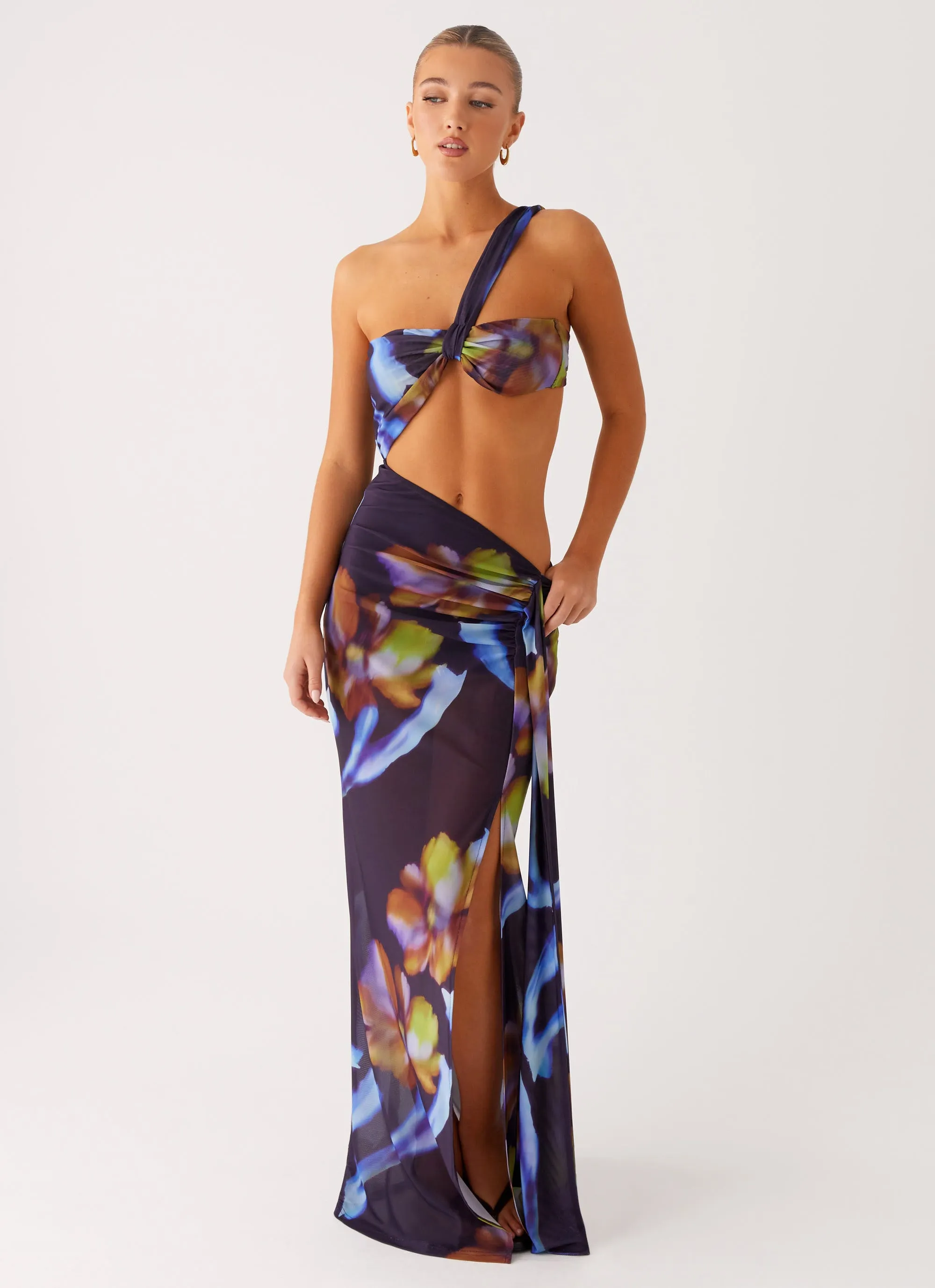 Costa Rica Maxi Dress - Dark Floral sold by Peppermayo product image thumbnail 5